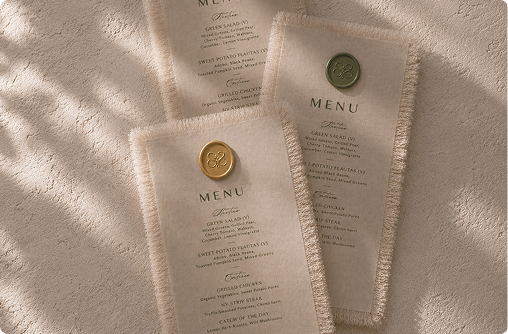 Bespoke menus crafted around the evening’s theme, cause, and honoured guests.