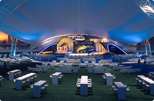Full compliance with stadium, arena, and exhibition centre regulations across the UAE.