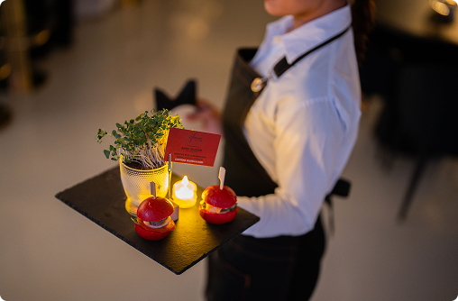 Brigade dressed, briefed, and integrated with  your brand’s guest experience.